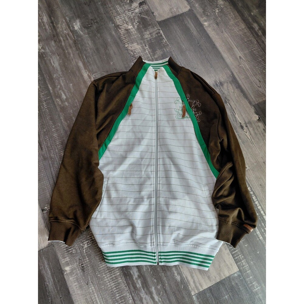 Y2K Vintage Mens Live Mechanics Jacket ROUGH WATERS SMOOTH SAILING